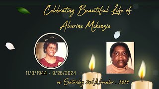 CELEBRATING THE LIFE OF ALVERINE MCKENZIE ON SATURDAY 2ND NOVEMBER 2024 VIEWING TIME FROM130PM [upl. by Suzan]