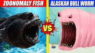 Zoonomaly Fish vs Alaskan Bull Worm  SPORE [upl. by Yenitsed]