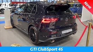 VW Golf GTI ClubSport 45 2022  FIRST look in 4K  20 TSI  300HP 7 DSG Price [upl. by Afatsum]