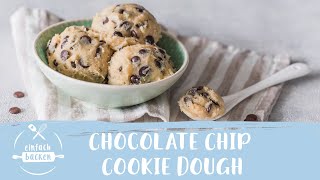 Essbarer Keksteig  Cookie Dough – ohne Ei  Einfach Backen [upl. by Yelda]