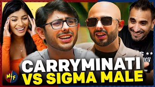 CARRYMINATI VS SIGMA MALE  REACTION [upl. by Nevile]