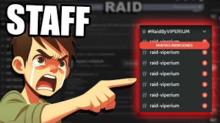 Discord Server Raid quot STAFF CORRUPTquot  Bot Raid Server  Discord Token Generator Bot [upl. by Kerred455]