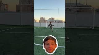 CROSSBAR CHALLENGE 🔥🤯garagemastersmall football funny messi crossbar crossbarchallenge [upl. by Airetnohs534]