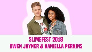 Daniella Perkins amp Owen Joyner Talk Knight Squad  Nickelodeon SlimeFest 2018 [upl. by Rj]