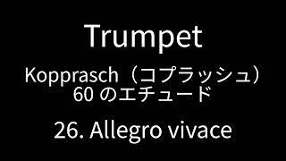 Trumpet Kopprasch 26 [upl. by Aivil56]