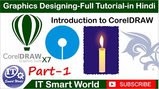 Introduction to CorelDRAW Full tutorial basic to advance Part 1 in Hindi [upl. by Aniral]