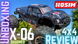 Hosim X06 110 Scale RC Truck RTR Unboxing Review  First Impressions [upl. by Ailyt]