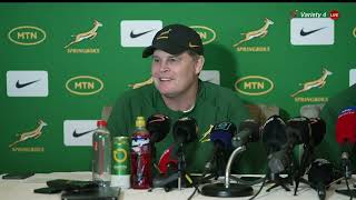 Rassie Erasmus names his Springbok team to face Ireland in the Second Test  Press Conference [upl. by Esele]