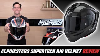 Alpinestars Supertech R10 Helmet Review at SpeedAddictscom [upl. by Tillion143]