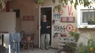 Residents of the Kfar Aza kibbutz in southern Israel return to collect belongings [upl. by Nester]