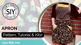 Sew a fancy apron for entertaining FREE PATTERN [upl. by Dulcie]