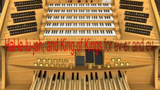 Handel Messiah Hallelujah Chorus w lyrics [upl. by Eno]