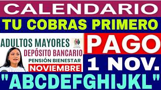 📅 CALENDARIO OFICIAL📆PAGOS ADELANTADOS☝️6000 ADULTOS MAYORES 65 🎉 PENSIÓN BIENESTAR 🎁 [upl. by Letnwahs304]