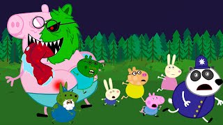 Zombie Invasion Zombies Appear At The Forest🧟‍♀️  Peppa Pig Funny Animation [upl. by Veradi233]