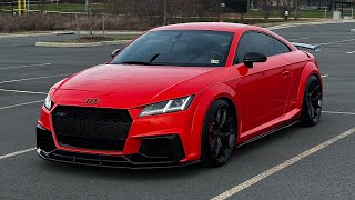 Audi TTRS Exhaust  Sound Clip audi ttrs [upl. by Kiersten]