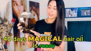 Magical hair oil  hair growth oil  hair transformation [upl. by Letsyrk]