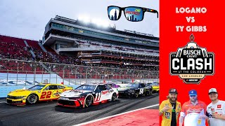 Logano vs Ty Gibbs  Is Stewart Haas Racing In Shambles  Busch Light Clash at The Coliseum Review [upl. by Rozanne548]