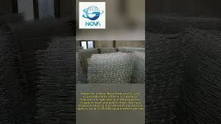 Gabion slope protection mesh manufacturer gabionstructure gabionwildlifehabitat NovaWireMesh [upl. by Smoht]