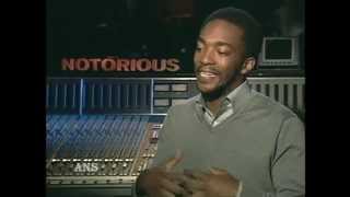 ANTHONY MACKIE ON TUPAC ROLE IN NOTORIOUS ANS INTERVIEW [upl. by Osithe]