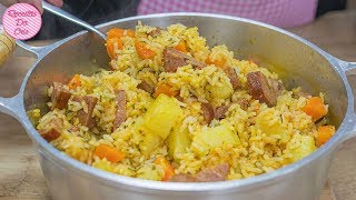 ALMOÇOJANTAR RÁPIDO DE UMA PANELA  PRONTO EM 25 MINUTOS E DELICIOSO  RECEITAS DA CRIS [upl. by Jea226]