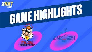 Filou Oostende vs Kangoeroes Basket Mechelen  Game Highlights [upl. by Saunder]