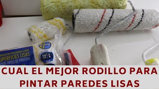 Que tipo de rodillo es mejor para pintar paredes lisas [upl. by Felten]