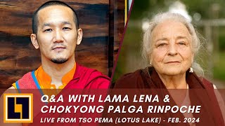 Q amp A with Lama Lena amp HE Chokyong Palga Rinpoche [upl. by Kaine]