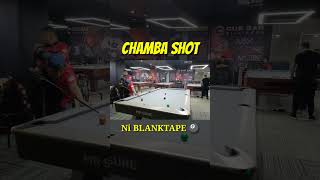 CHAMBA SHOT ni BLANKTAPE SA 9 BALL TOURNAMENT 🤪😂🎱 akosiblanktape billiards [upl. by Llehcar]