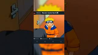 Naruto meets Itachi☠️shortsNaruto [upl. by Hughie]