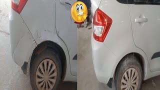 😱Dzire quarter panel Repair Dent amp Pant🚗 video Viral swiftdzire carpaintrepair 👌😍❤️‍🔥👍 [upl. by Stets]