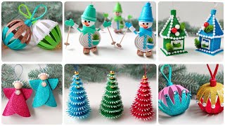 🔥6 Ideas 🎄 Christmas Decorations 🎅 DIY Christmas tree toys ☃️ Christmas crafts [upl. by Tumer916]