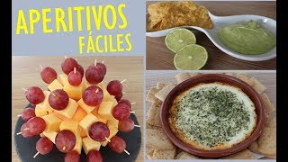 3 APERITIVOS FÁCILES PARA TRIUNFAR [upl. by Humfrid]