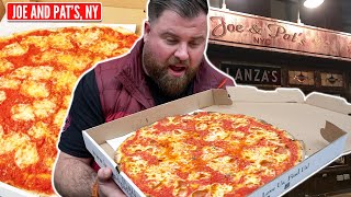 Joe And Pats Pizzeria Review  Famous Thin Crust New York Pizza [upl. by Williamson]