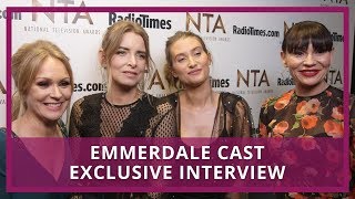 NTA winners 2019 Emmerdale cast discuss Best Serial Drama award [upl. by Minoru]