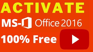 How to permanently ActivateRegister MS Office 2016 free 100 [upl. by Liagabba]