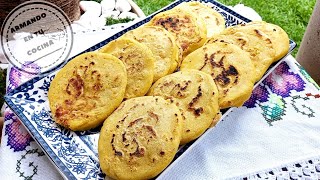 Arepas Rellenas  Receta perfecta  También Conocidas Como Pupusas Receta IDEAL [upl. by Abihsot]