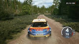 EA WRC Rally Latvia Kalvene Skoda Fabia RS Rally2 156248 [upl. by Pownall]