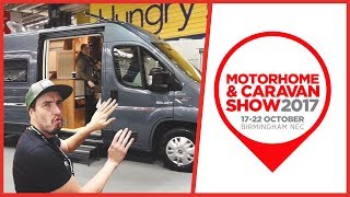 Brand New Motorhome or SelfBuild 🤔 NEC Motorhome Show 2017 [upl. by Arakat767]