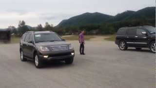 Kia Mohave 30 Turbodisel vs Infiniti QX56 14 mile ч2 [upl. by Enreval]