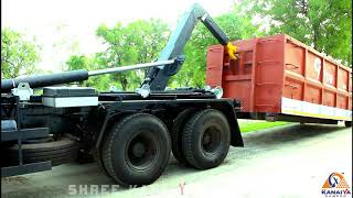 New HYVA Boltable Hook Loader Container SHREE KANAIYA DUMPER [upl. by Swihart]