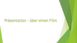 Präsentation über einen Film  mündliche Prüfung B2 telc [upl. by Atnahc]