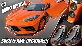 C8 CORVETTE SOUND SYSTEM UPGRADE [upl. by Kamilah620]