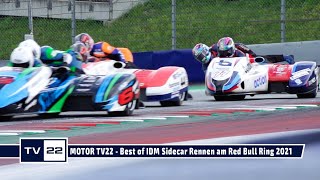 IDM Sidecar  Beiwagen  Seitenwagen Rennen am Red Bull Ring mit aktuellen Weltmeistern  MOTOR TV22 [upl. by Cerelly]