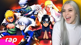 REAGINDO ao RAP DOS HOKAGES Naruto  A VONTADE DO FOGO  NERD HITS ‹ Alpha › [upl. by Natfa597]