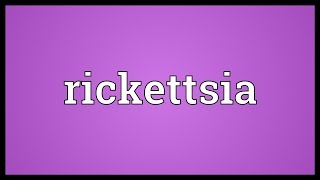 Rickettsia Meaning [upl. by Esinrahc]