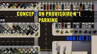 CONCEPTION PROVISOIRE N°1 PARKING – LOT AMENAGEMENT EXTERIEUR  ANH LOT 31  TAC II [upl. by Ahsiekal786]