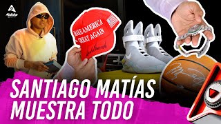 AIR MAG GORRA DONALD TRUPM Y FIRMA DE JORDAN  Cosas Únicas Que Solo Tiene Santiago Matias Alofoke [upl. by Smoot]