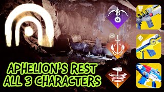 Legend Lost Sector Aphelions Rest on all Classes  Destiny2 Season of the Wish [upl. by Woll]