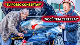 Idoso SEMTETO AJUDA Elon Musk No Dia Seguinte Ele Tem o Choque de Sua Vida [upl. by Britton]