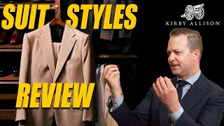 15 Suit styles reviewed by Master bespoke tailor Style Guide  Eric Jensen amp Kirby Allison [upl. by Marna]